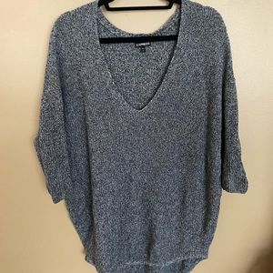 Express Oversized Grey Sweater